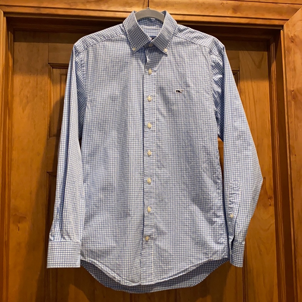 Vineyard Vines Checkered Button Down - image 1